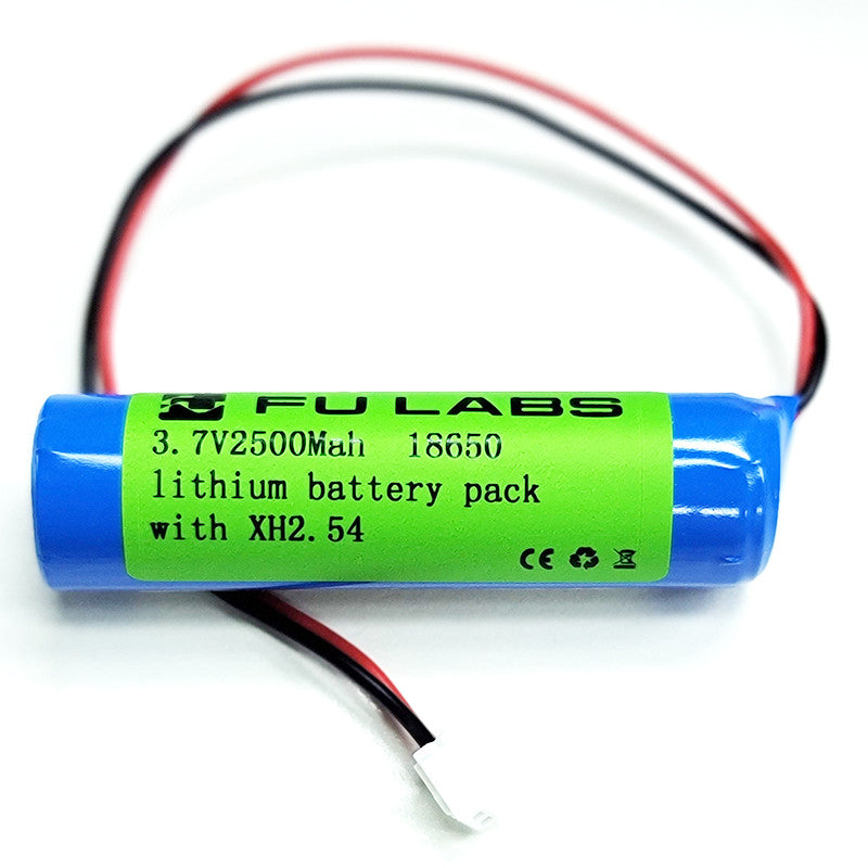 Fulabs 18650 rechargeable lithium ion battery 3.7v 7.4v-battery Solar Light Battery Audio With XH2.54
