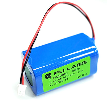 Fulabs 18650 rechargeable lithium ion battery 3.7v 7.4v-battery Solar Light Battery Audio With XH2.54