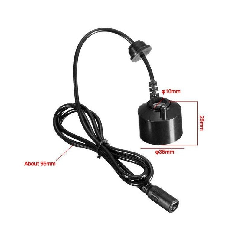 1pcs LED Mist Maker Aquarium Fogger Ultrasonic Atomizer Super Big Mist Machine Humidifier Diffuser for Fountain Rockery Planter Aquarium
