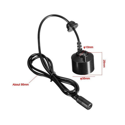 1pcs LED Mist Maker Aquarium Fogger Ultrasonic Atomizer Super Big Mist Machine Humidifier Diffuser for Fountain Rockery Planter Aquarium