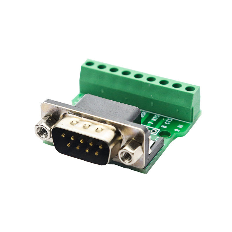 DB9 Adapter Signals Terminal Module RS232 RS485 Serial To Terminal 9-Pin 9-Hole Connector