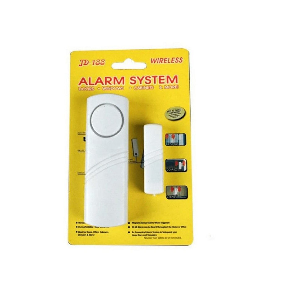 Door and Window Security Alarm Magnetic Triggered Door Open Chime for Home Security 90Db Buzzer Burglar Security Alarm