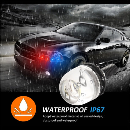 12V 18Mm Waterproof Eagle Eye Led Drl Fog Light Turn Signal Car Motorcycle Frosted concave lens