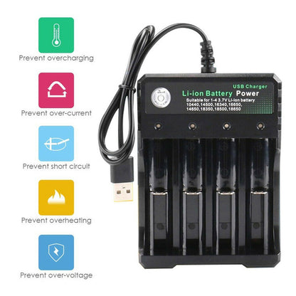 USB 18650 Charger Li-ion Battery Charging Portable universal charger battery charger