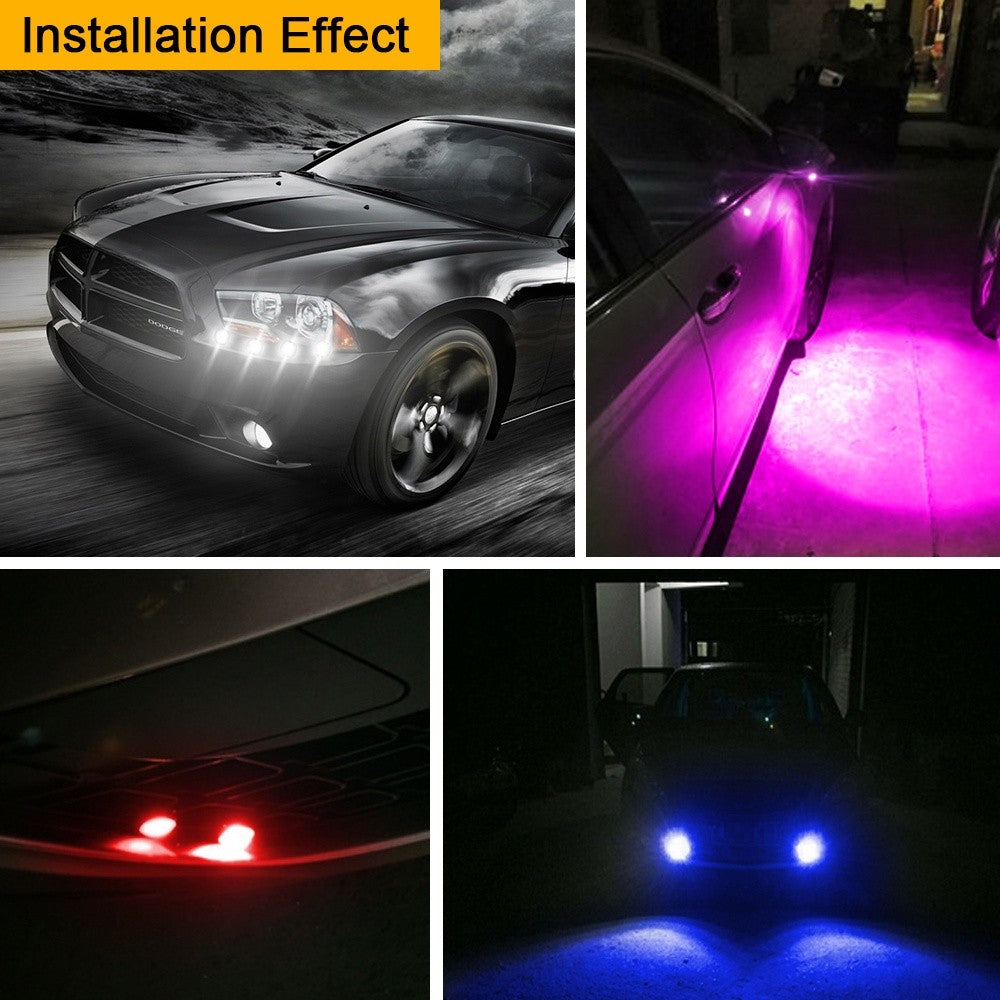 12V 18Mm Waterproof Eagle Eye Led Drl Fog Light Turn Signal Car Motorcycle Frosted concave lens