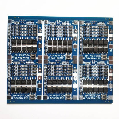 4S 30A 14.8V Li-Ion 18650 Battery BMS LiFePO4 Protection Module Balance Circuit with Bonding Wire