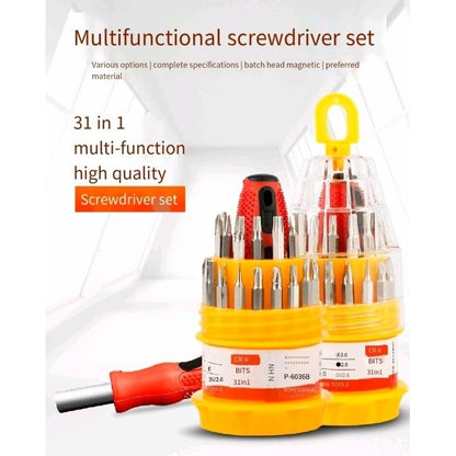 Fulabs 31 in 1 Pocket Precision Electro Screw Driver Tools Set Multifunctional Screwdriver Set (Price 1set)