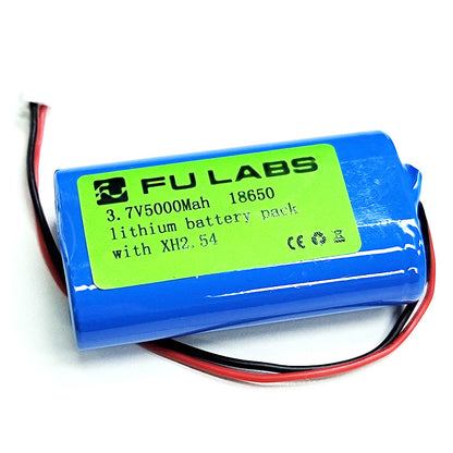 Fulabs 18650 rechargeable lithium ion battery 3.7v 7.4v-battery Solar Light Battery Audio With XH2.54