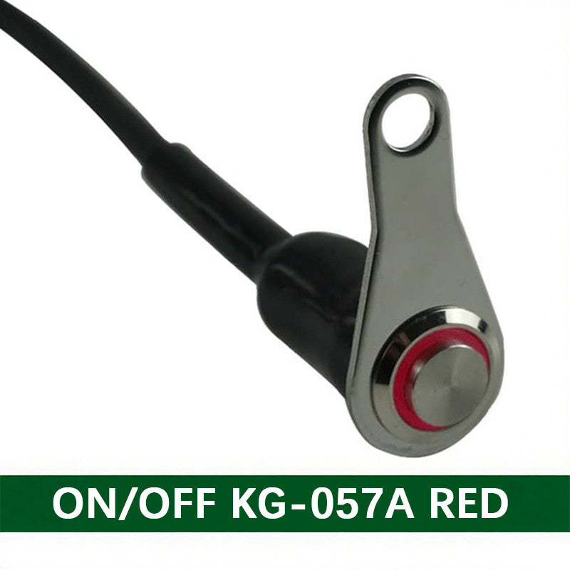 12V 16mm Waterproof LED Halo Switch Double ON-OFF  Button Switch 2in1，3 in1 LED Switch