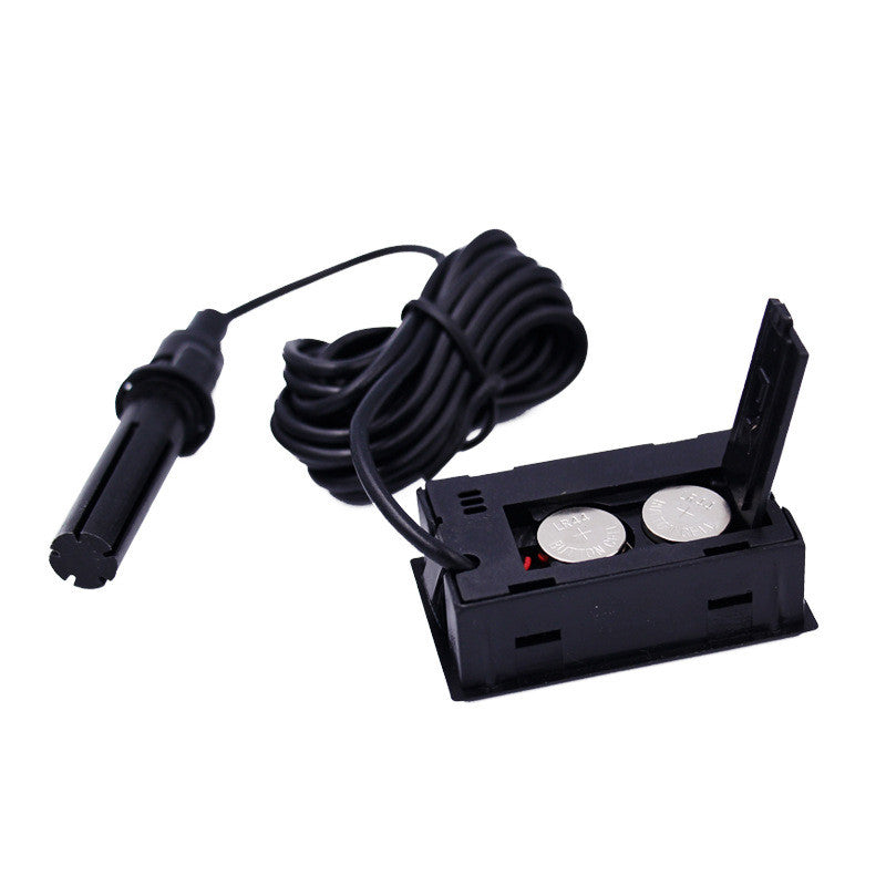 LCD Digital Thermometer Hygrometer Tester Temperature Humidity Meter Black FY-12