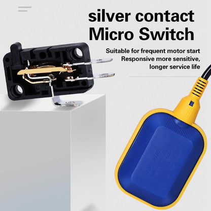 1pcs Cable Type Float Switch Liquid Fluid Water Level Controller Sensor 2m3m5m6M8m10m