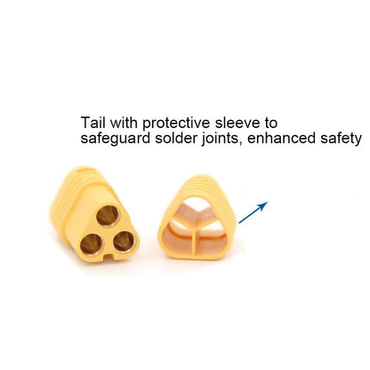 MT60 3.5mm 3 pole Bullet Connector Plug Set