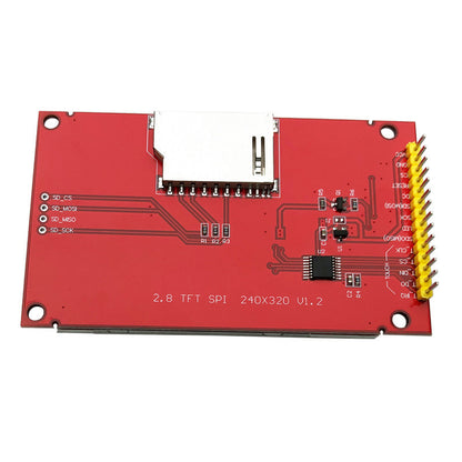 1pcs TFT Full Color Screen LCD Display Module With Touch Drive IC Interface SPI 128*128 240*320 For Arduino 2.4/2.8 Inch