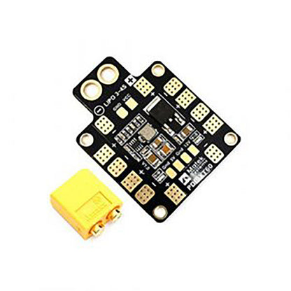 1pcs PDB Power Distribution Board BEC 5V 2A 12V0.5A XT60 Plug for FPV