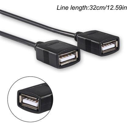 DC-DC 12V to 5V 3A 15W Power Converter Module - Dual USB Female DC Power Adapter - Car Power Converter