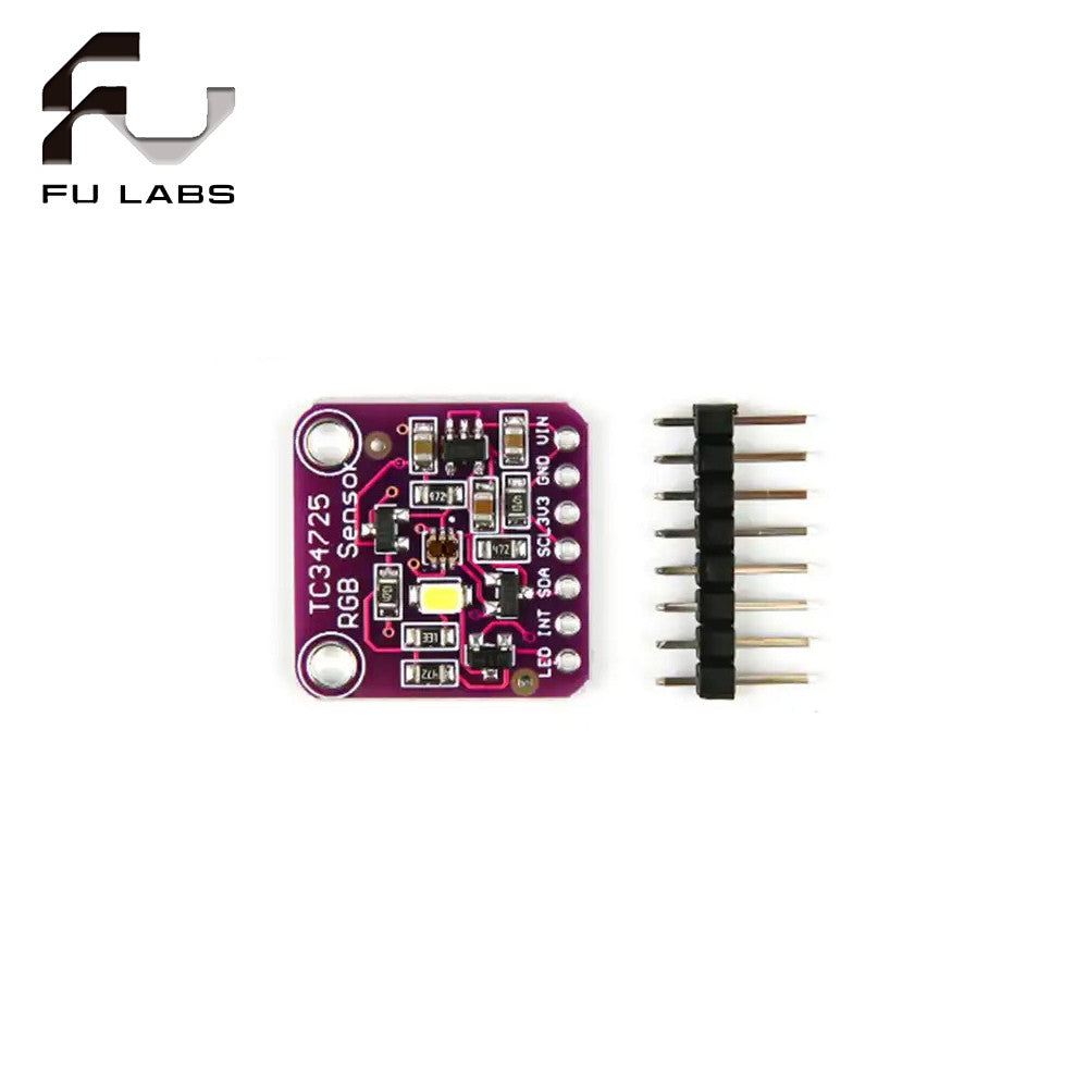 Rgb Colour Sensor Module TCS34725 RGB Color Sensor Module Purple Light Detection for Arduino ...