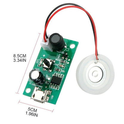 Mini Air Humidifier Mist Maker USB Atomizer Atomization Piece and PCB Module