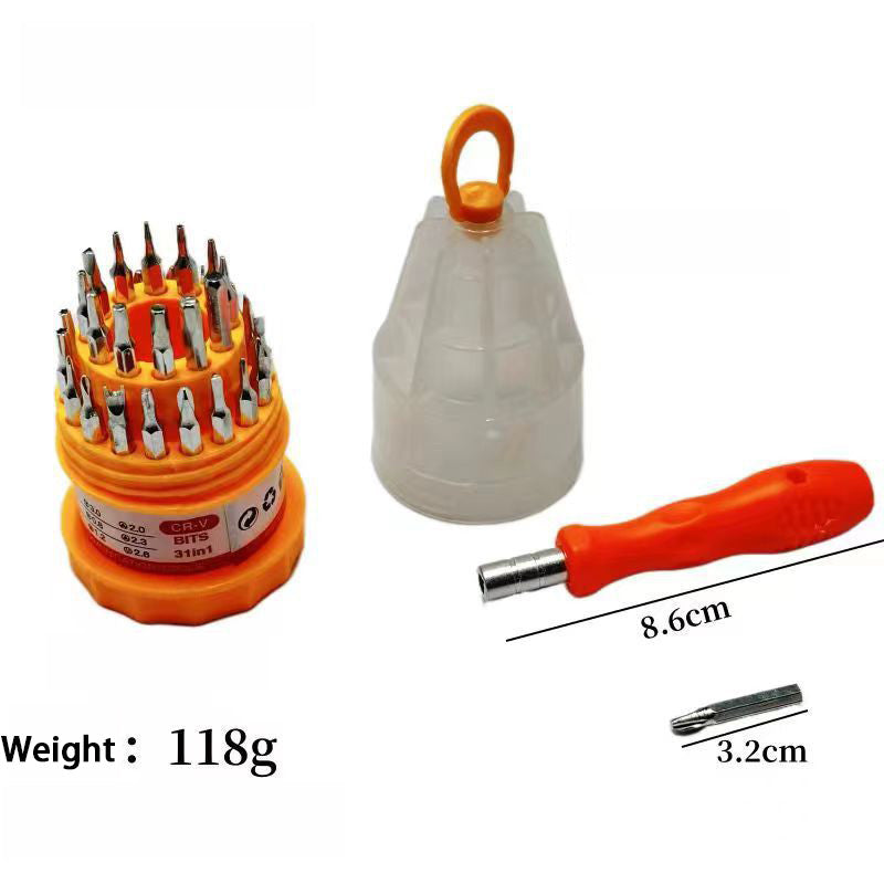 Fulabs 31 in 1 Pocket Precision Electro Screw Driver Tools Set Multifunctional Screwdriver Set (Price 1set)