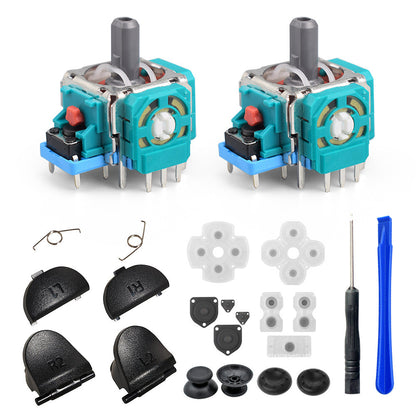 Analog Thumb Joystick Repair Parts Dualshock Replacement for PS4 Controller