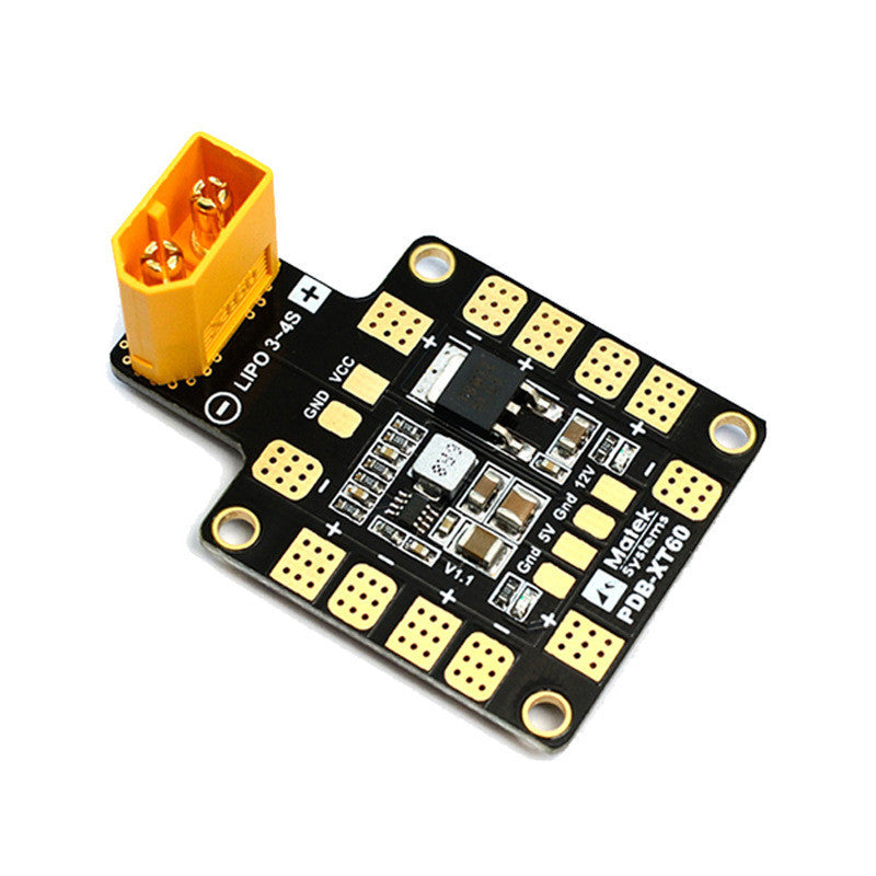 1pcs PDB Power Distribution Board BEC 5V 2A 12V0.5A XT60 Plug for FPV