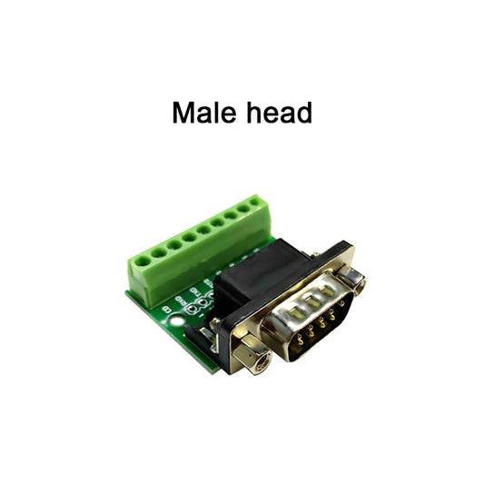 DB9 Adapter Signals Terminal Module RS232 RS485 Serial To Terminal 9-Pin 9-Hole Connector
