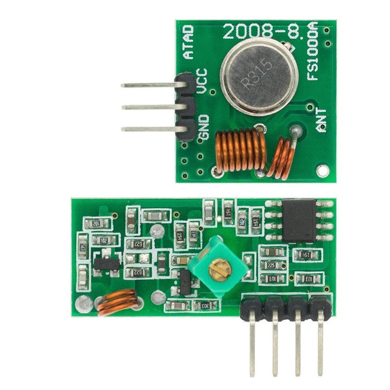 433 Mhz Rf Transmitter And Receiver Module Link Kit For Arm Mcu Wl DIY 315mhz Wirel