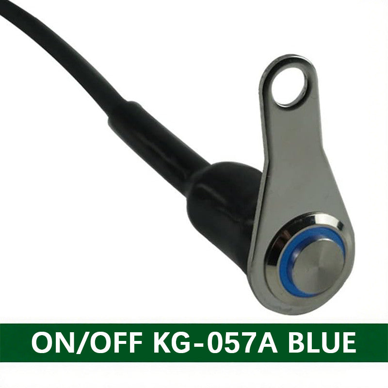 12V 16mm Waterproof LED Halo Switch Double ON-OFF  Button Switch 2in1，3 in1 LED Switch