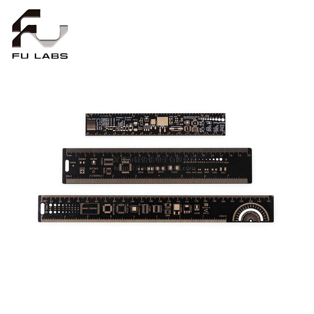 Multinal Pcb Ruler Mat Fulabs PCB Ruler 15/20/25cm for Electronics Projects – Fu-labs