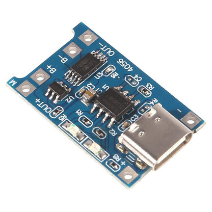 Type-c/Micro USB 5V 1A 18650 TP4056 Lithium Battery Charger Module Charging Board With Protection Dual Functions 1A