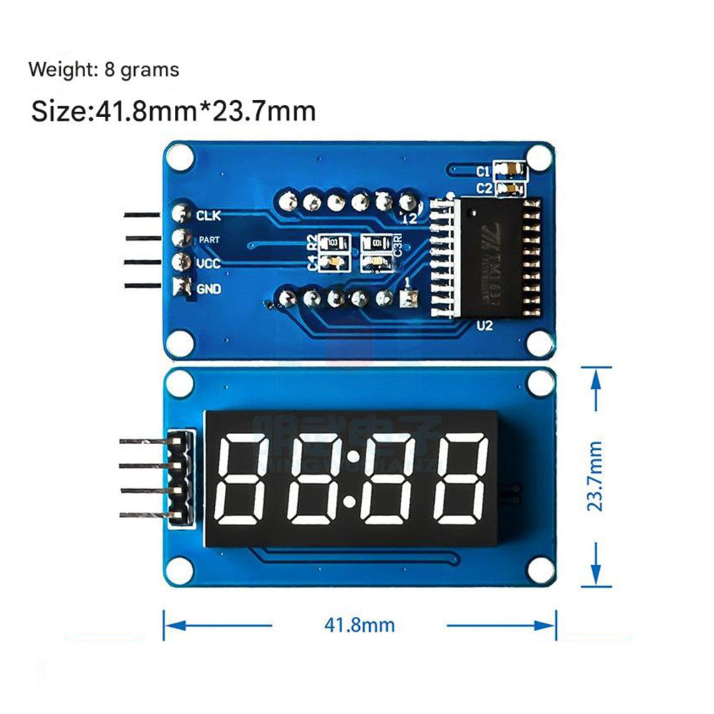 Digital Display Tube Red 4-Digit LED Display Module Board For Arduino Diy LED Display Board