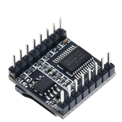 DFPlayer Mini MP3 Player Module MP3 Voice Decode Board Supporting TF Card U-Disk IO/Serial Port/AD for arduino Diy Kit