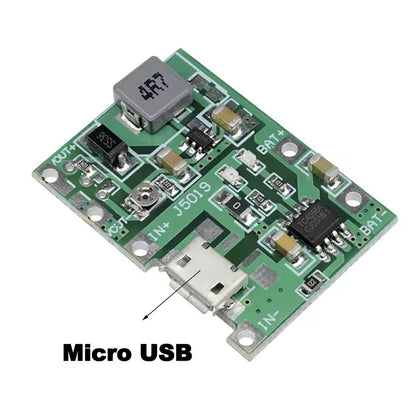 3.7v 9V 5V 18650 Charging Step-Up Boost One Adjustable Module 2A Micro USB Type C