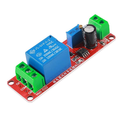 DC 5V 12V NE555 Timer Switch Adjustable Module Time delay relay Module 12V Delay relay shield 0~10S