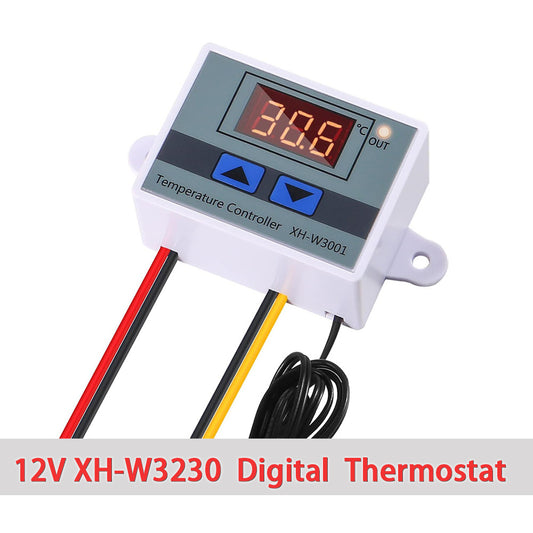 XH-W3002 220V 12V 24V Incubator Multifunction Digital Temperature Controller 1500W Thermostat Control Switch
