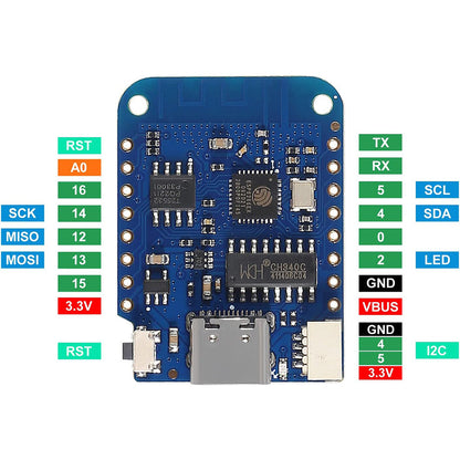 D1 Mini Nodemcu 4M bytes Lua WIFI ESP8266 Wireless Development Board MINI D1 ESP-12 ESP-12F