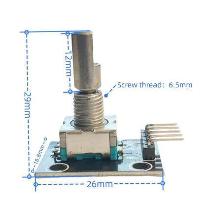 360 Degrees Rotary Encoder Module For Arduino Brick Sensor Switch Development Board KY-040 With Pins