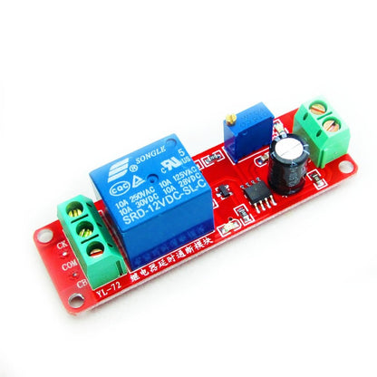 DC 5V 12V NE555 Timer Switch Adjustable Module Time delay relay Module 12V Delay relay shield 0~10S