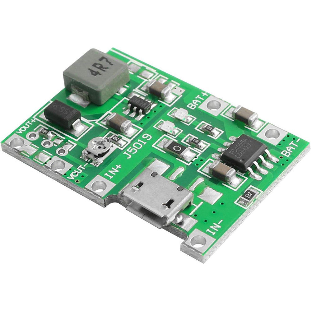 3.7v 9V 5V 18650 Charging Step-Up Boost One Adjustable Module 2A Micro USB Type C