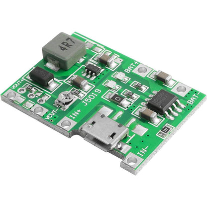 3.7v 9V 5V 18650 Charging Step-Up Boost One Adjustable Module 2A Micro USB Type C