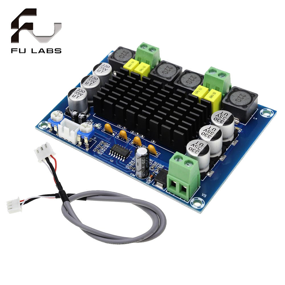 DC 12V 24V 120W*2 TPA3116 D2 Dual Channel digital Power audio amplifier board  good XH-M543