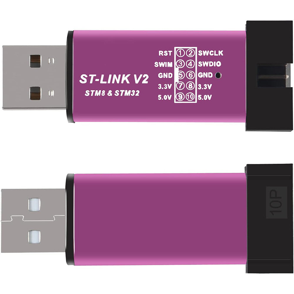 ST-Link V2 Programmer, Emulator For STM8/STM32, ST-Link STM8 STM32 Simulator