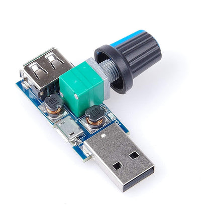DC 4V-12V 5W XY-FS USB Fan Stepless Governor USB Fan Speed Controller Multi-Gear Auxiliary Cooling Tool