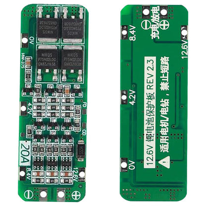 3S 20A Li-ion Lithium Battery 18650 Charger PCB BMS Protection Board 12.6V Cell 59x20x3.4mm Module