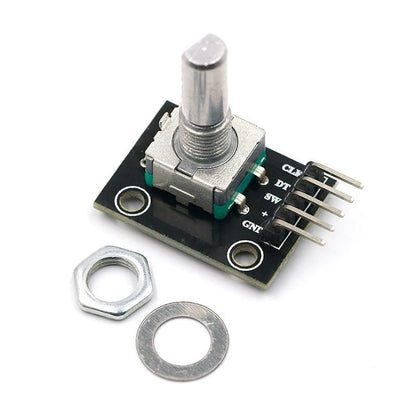 360 Degrees Rotary Encoder Module For Arduino Brick Sensor Switch Development Board KY-040 With Pins