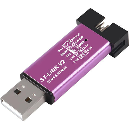 ST-Link V2 Programmer, Emulator For STM8/STM32, ST-Link STM8 STM32 Simulator