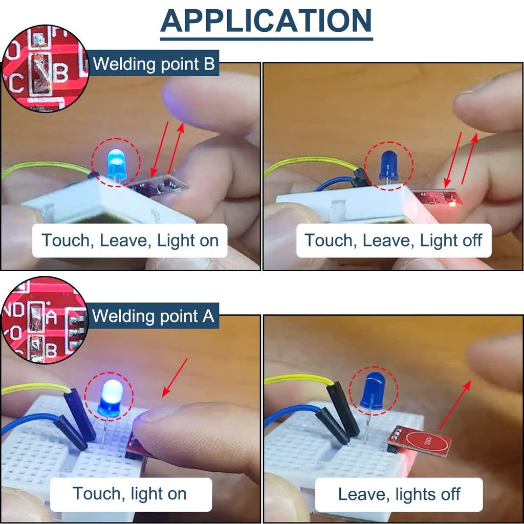 TTP223 Touch button Module Capacitor type Single Channel Self Locking Touch switch sensor
