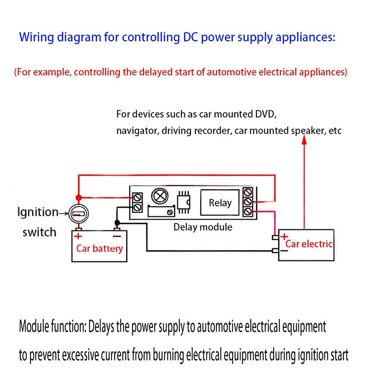 DC 5V 12V NE555 Timer Switch Adjustable Module Time delay relay Module 12V Delay relay shield 0~10S