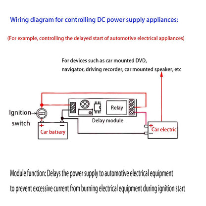 DC 5V 12V NE555 Timer Switch Adjustable Module Time delay relay Module 12V Delay relay shield 0~10S