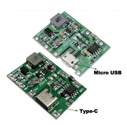 3.7v 9V 5V 18650 Charging Step-Up Boost One Adjustable Module 2A Micro USB Type C