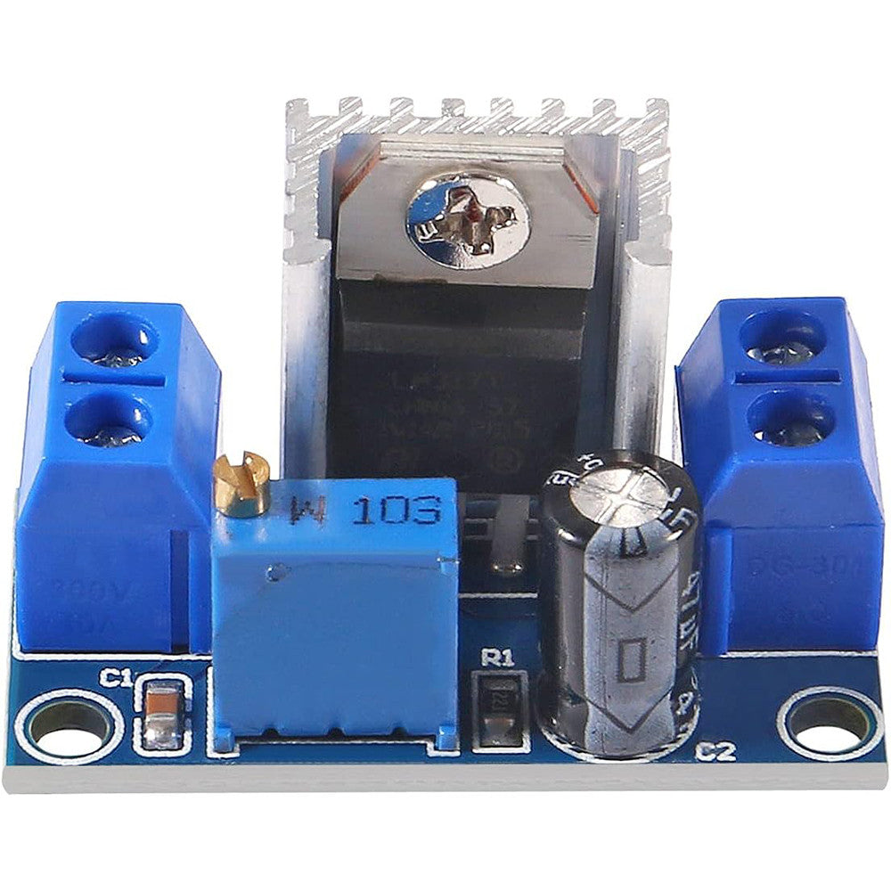 LM317 Adjustable Voltage Regulator Power Supply LM317 DC-DC Converter Buck Step Down Circuit Board Module Linear Regulator